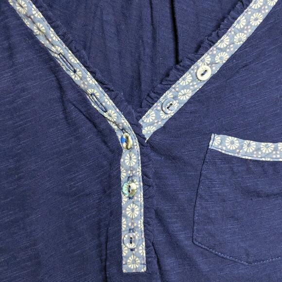 Anthropologie Postmark Henley Top - Size XS - EUC - Picture 2 of 8